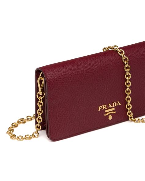 prada 1802 cerise|Cerise Saffiano leather mini.